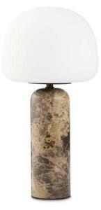 Stolní lampa Northern, stmívatelné, Hnědá / Rezavá, Obývací pokoj, Sklo