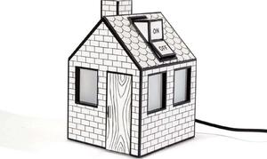 Stolní lampa SELETTI, Bílá, Obývací pokoj, Papír / Karton