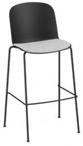 INFINITI - Barová židle RELIEF - s čalouněným sedákem