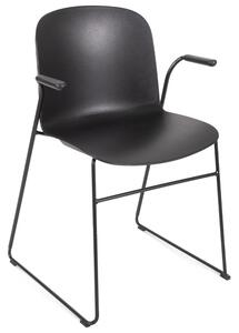 INFINITI - Židle RELIEF - s područkami a ližinovou podnoží