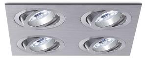 BPM 3015 Vestavné svítidlo Aluminio Plata, kartáčovaný hliník 4x50W, 12V - BPM