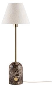Stolní lampa Globen Lighting, Hnědá / Rezavá, Ložnice, Kámen