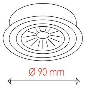 BPM 5000.19GU Vestavné svítidlo JANT Aluminio Plata nikl satin 1x50W, 230V - BPM