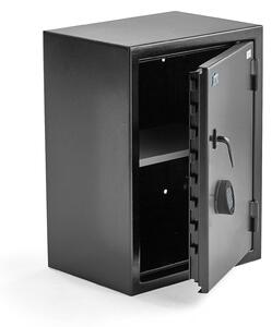 AJ Produkty Bezpečnostní skříň CONTAIN, elektronický kódový zámek, 750x550x400 mm, černá
