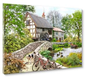 Obraz 60x80 cm Watermill – Styler