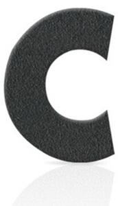Nerezová domovní čísla písmeno c, grafit šedý