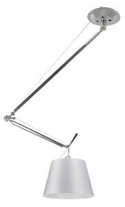 Závěsná svítidlo Artemide, Šedá, Obývací pokoj, Hliník