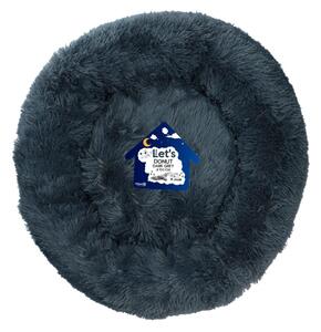 Let's Sleep Donut Dark Grey – měkký pelíšek XXL, 100cm, tm.šedá