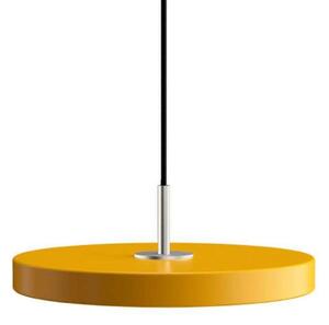 Asteria Závěsné Svítidlo Mini Saffron Yellow/Steel Top