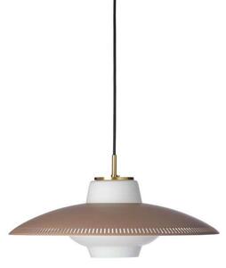Závěsná svítidlo Warm Nordic, Opal Shade, stmívatelné, Hnědá / Rezavá, Jídelna, Kov, Skandinávský