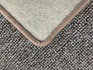 Vopi | Kusový koberec Porto hnědý - 60 x 60 cm