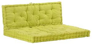 Podušky na nábytek z palet 2 ks bavlna zelené