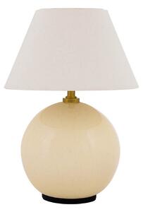 Stolní lampa Globen Lighting, IRIS, stmívatelné, Béžová, Obývací pokoj, Sklo, Vintage