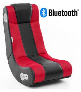 Wohnling Relaxační křeslo s reproduktory a bluetooth (černá/červená) (100252106003)