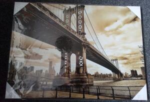 Obraz černobílý Manhattan 70 x 50 cm