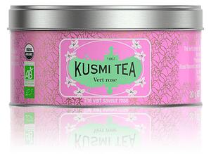 Kusmi Tea Sypaný zelený čaj Green Rose Bio, kovová dóza 25 g 21646A1030