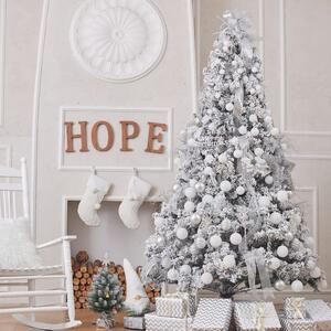 Tutumi, vánoční ozdoby na stromeček 36ks 311433D, bílá, CHR-02009