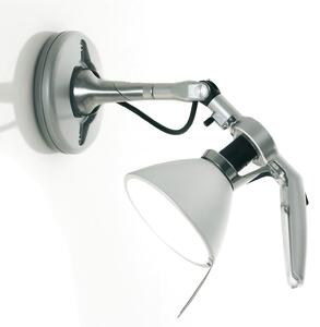 Nástěnná Svítidla Luceplan, Fortebraccio, stmívatelné, Metalická, Obývací pokoj, Kov, Design