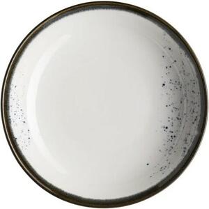 Mäser Hluboký talíř Pintar White modré tečky 21 cm