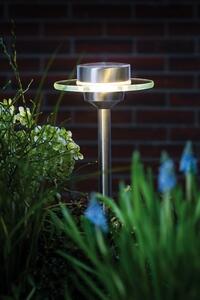 P 93764 Solární zápich Line Ufo LED ušlechtilá ocel, čirá, 1ks - PAULMANN
