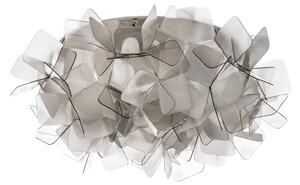 Stropní Lampa Slamp, Clizia, stmívatelné, Šedá, Obývací pokoj, Plast, Design