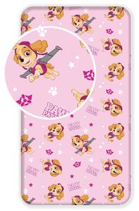Jerry Fabrics Dětské bavlněné prostěradlo Paw Patrol 122, 90 x 200 cm