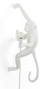 Stolní lampa SELETTI, Monkey Lamp, Bílá, Obývací pokoj, Plast, Design