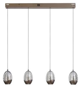 Searchlight 11140-4LT Stmívatelné LED svítidlo SEEDS oválná CHAMPAGNE skla