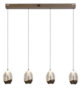 Searchlight 11140-4LT Stmívatelné LED svítidlo SEEDS oválná CHAMPAGNE skla