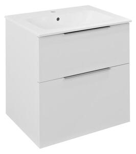 SAPHO - CIRASA umyvadlová skříňka 59,2x64x46cm, bílá lesk CR601-3030