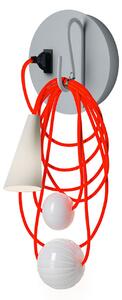 Nástěnná Svítidla Foscarini, Filo, Vícebarevná, Obývací pokoj, Kov, Design