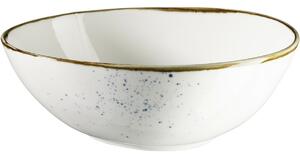 Mäser Oválná miska Pintar White modré tečky 22 x 19 cm, L
