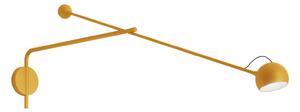 Nástěnná Svítidla Artemide, Ixa, stmívatelné, Žlutá, Obývací pokoj, Kov, Design