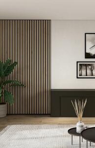 In-Design Dekorativní obkladový panel MARTEL dub přírodní/černá