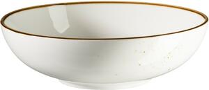 Mäser Miska Pintar White hnědé tečky 22 cm, 22 cm