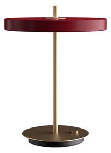 Stolní lampa UMAGE, Asteria Table, stmívatelné, Červená, Obývací pokoj, Hliník, Design