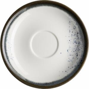 Mäser Podšálek na espresso Pintar White modré tečky 13 cm, S