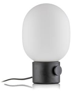 Stolní lampa Audo Copenhagen, JWDA, stmívatelné, Černá, Obývací pokoj, Sklo, Design