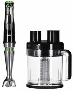 Braun MultiQuick 9 MQ 9187XLI 0,6 l Ponorný mixér 1200 W Černá, Nerezová ocel