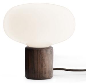 Stolní lampa New Works, Karl-Johan, stmívatelné, Dřevo, Obývací pokoj, Dřevo, Design