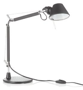 Stolní lampa Artemide, Tolomeo Micro, Černá, Pracovna, Kov, Design