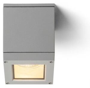 RED R10386 Svítidlo QUADRA M stropní stříbrnošedá 230V E27 75W IP54 - RED - DESIGN RENDL
