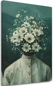 Obrázek FLOWER HEAD | Italské plátno