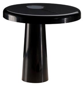 Stolní lampa Martinelli Luce, Hoop, Černá, Pracovna, Plast, Design