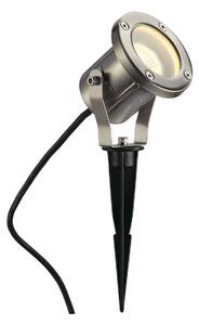 LA 229740 NAUTILUS s bodcem česaná ocel 230V GU10 35W 180° IP44 - BIG WHITE (SLV)