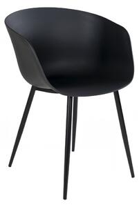 Zahradní židle Roda, černá, 53×54,5×79 cm – House Nordic