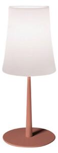 Stolní lampa Foscarini, Birdie Easy, Červená, Obývací pokoj, Kov, Design