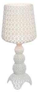 Stolní lampa Kartell, Mini Kabuki, stmívatelné, Bílá, Obývací pokoj, Plast, Design