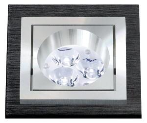 BPM 3074LED2.D40.3K Vestavné svítidlo Aluminio Negro, černá 7W LED 230V - BPM