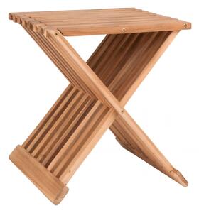 Zahradní odkládací stolek Erto, teak, 35×40×45 cm – House Nordic
